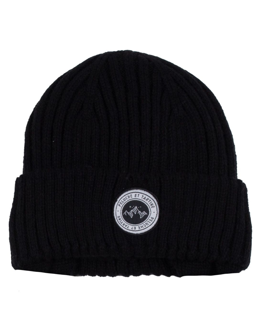 Leon Boys' Black Knit Beanie