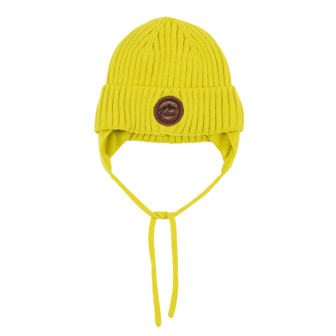Mathis Boys Lime Knit Beanie