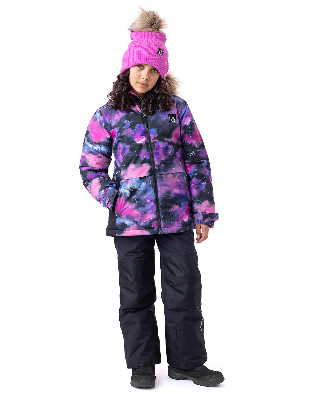Kyana Girls Black Coat