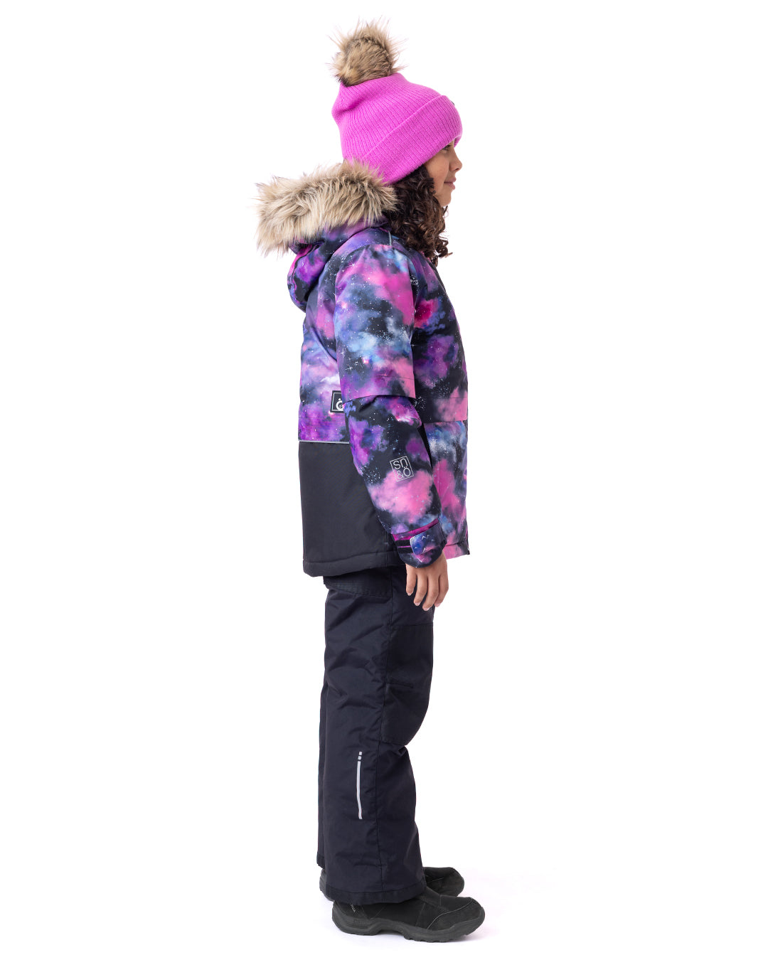 Kyana Girls Black Coat