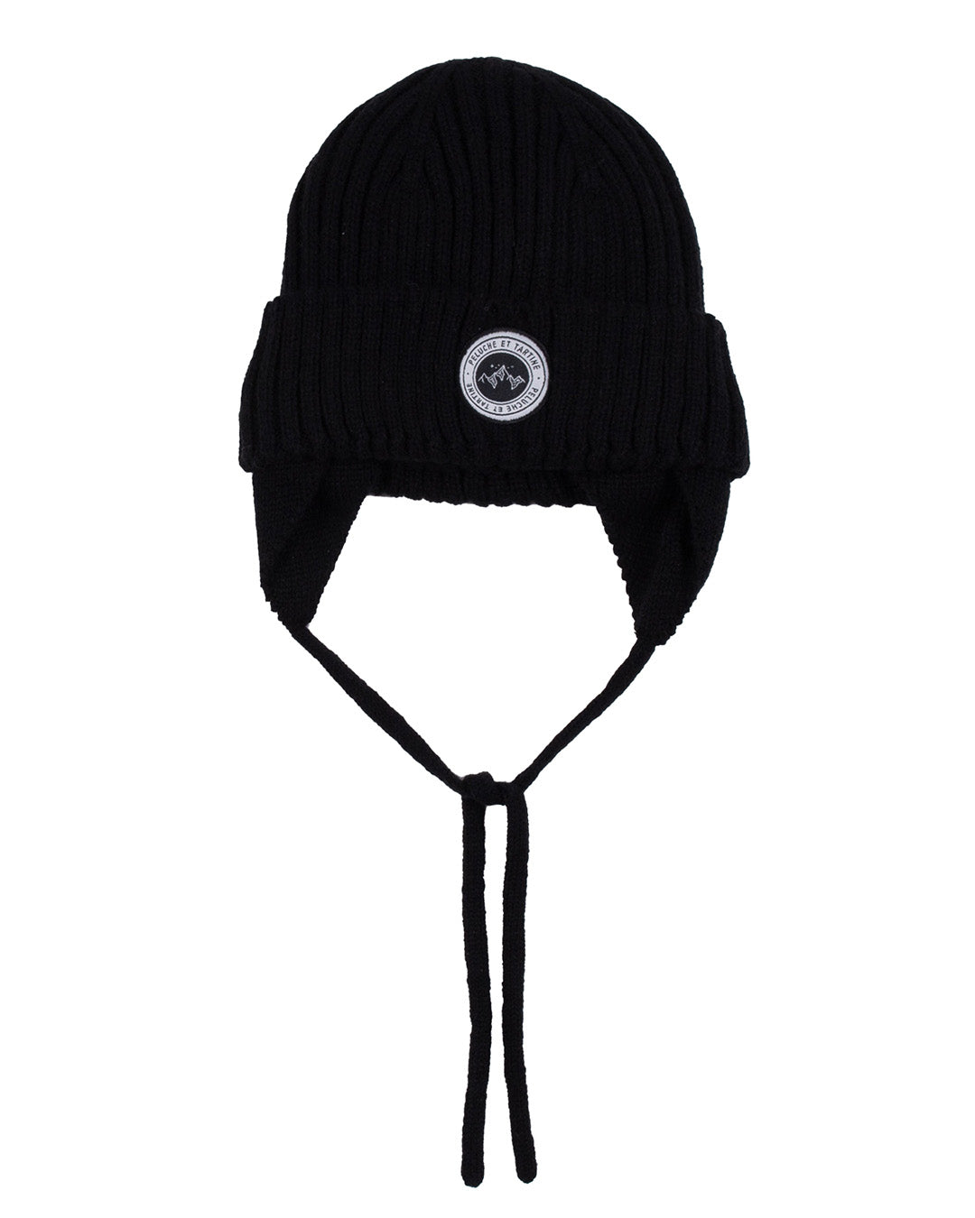 Leon Boys' Black Knit Beanie