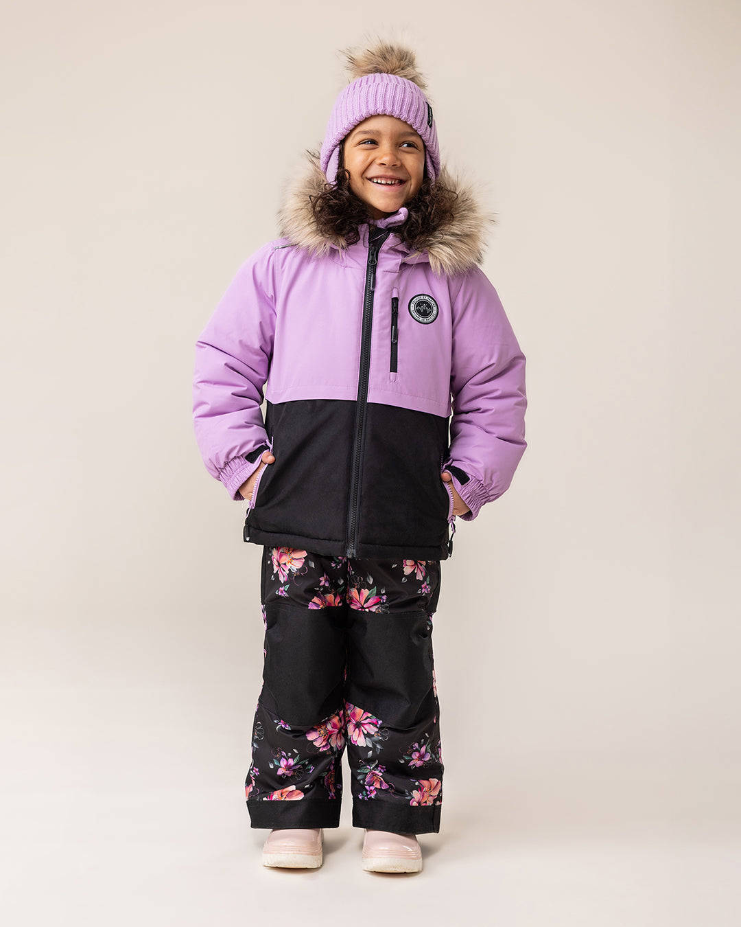 Cora-Lee Girls' Lilac Knit Hat