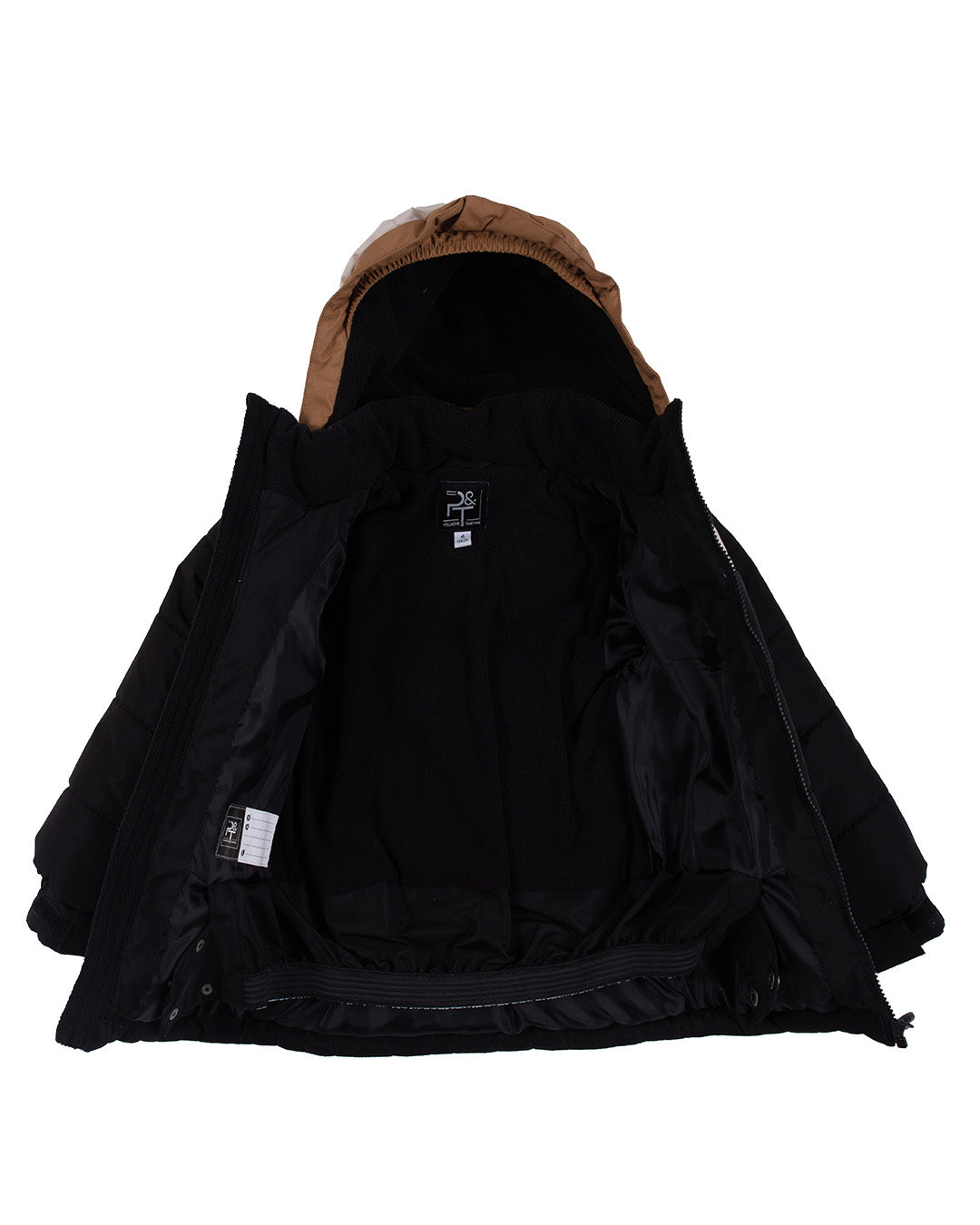 Leon Baby Boy Snowsuit Black