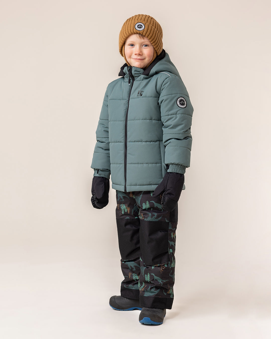 Diego Boy's Green Snowsuit