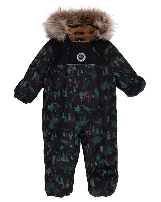 Habit de neige une-pièce William Bébé Garcon Noir