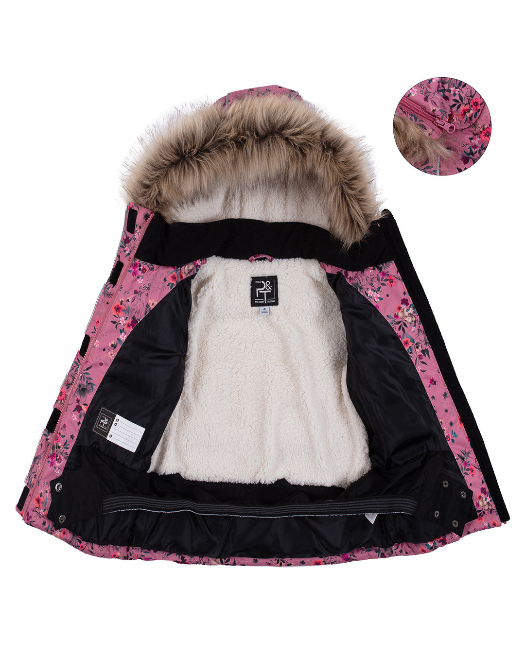 Rosalie Girls' Snowsuit Pink