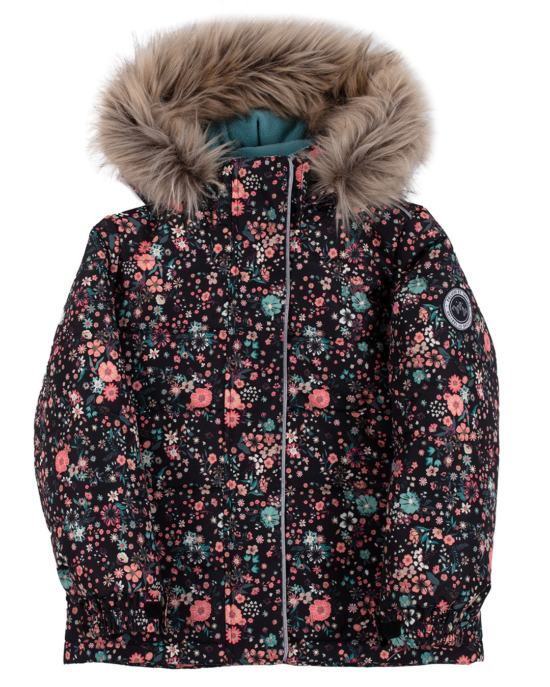 Gaia Girls Snowsuit Black