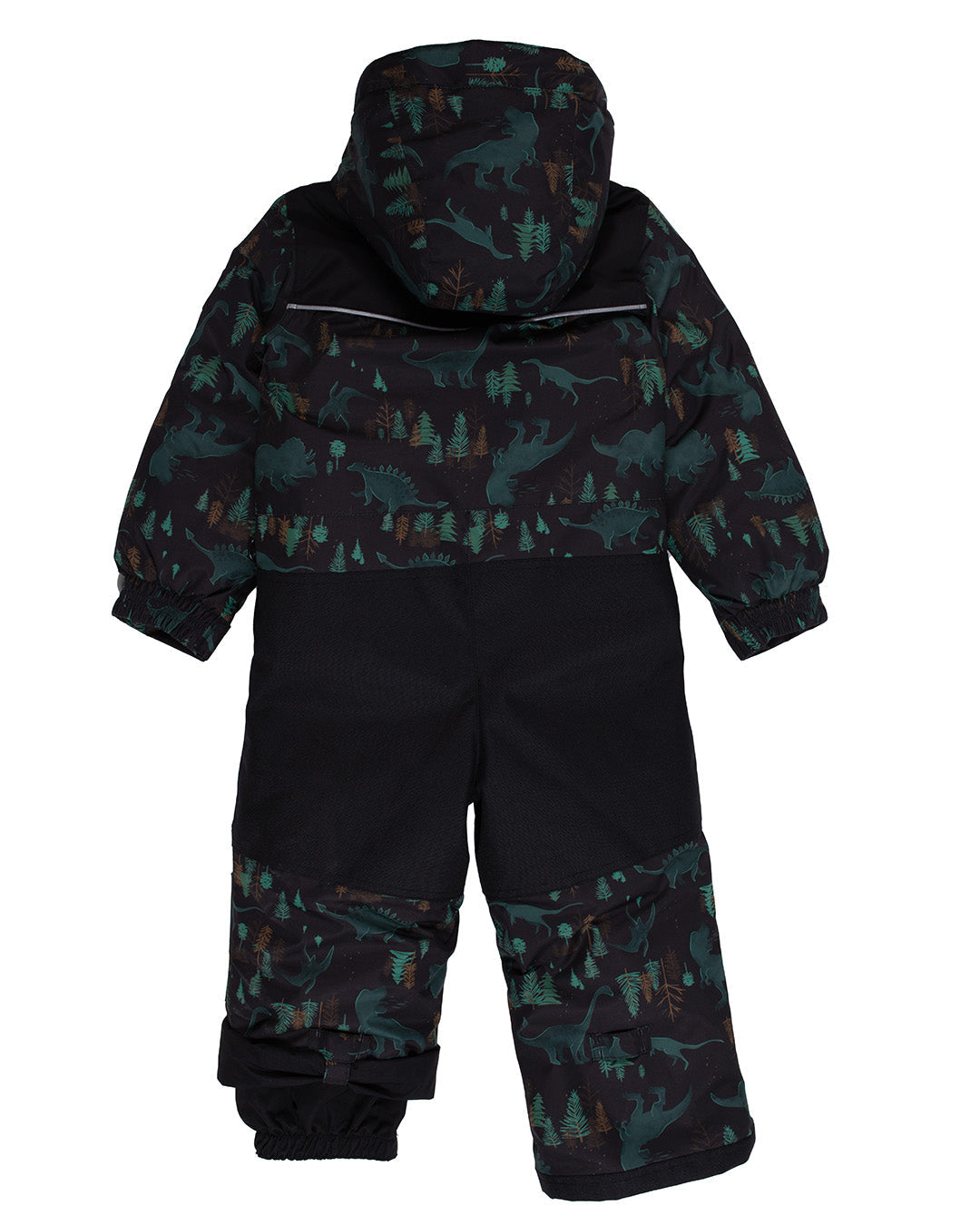 Tyler Boys Black One-Piece Snowsuit Plush