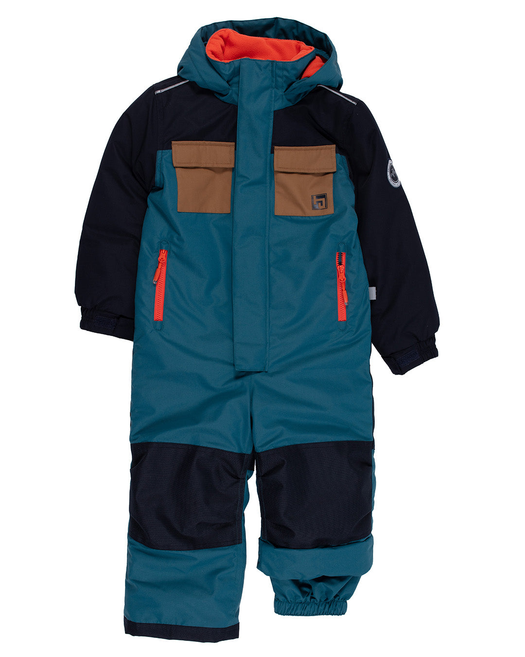 Simon Boys Teal One-Piece Snowsuit