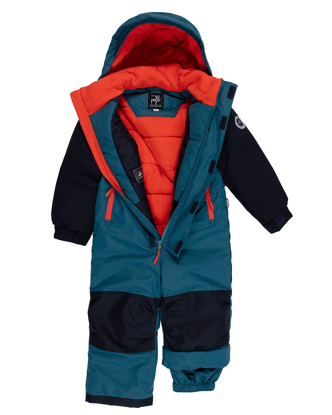 Simon Boys Teal One-Piece Snowsuit