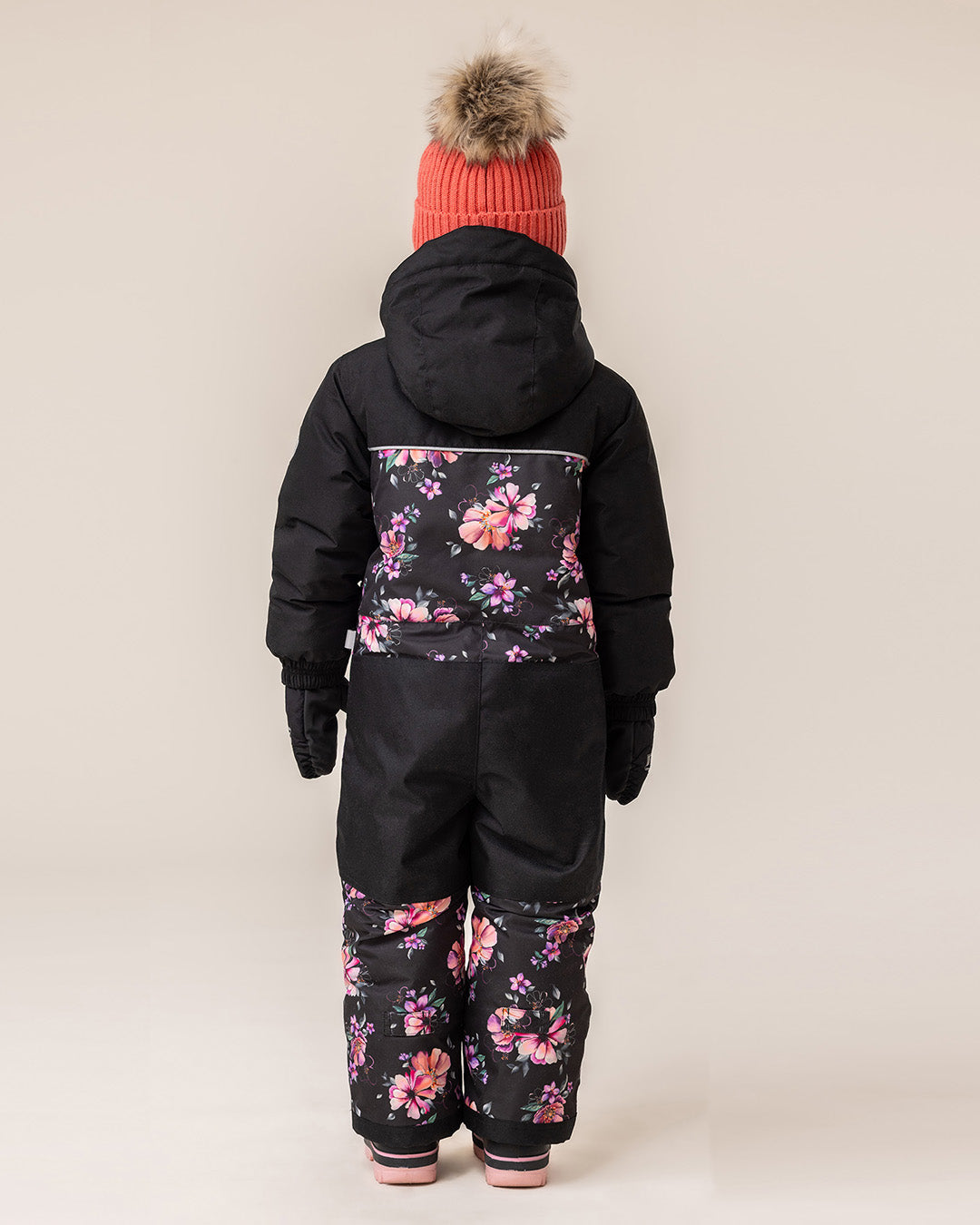 Habit de neige une-pièce Emilie Filles Noir