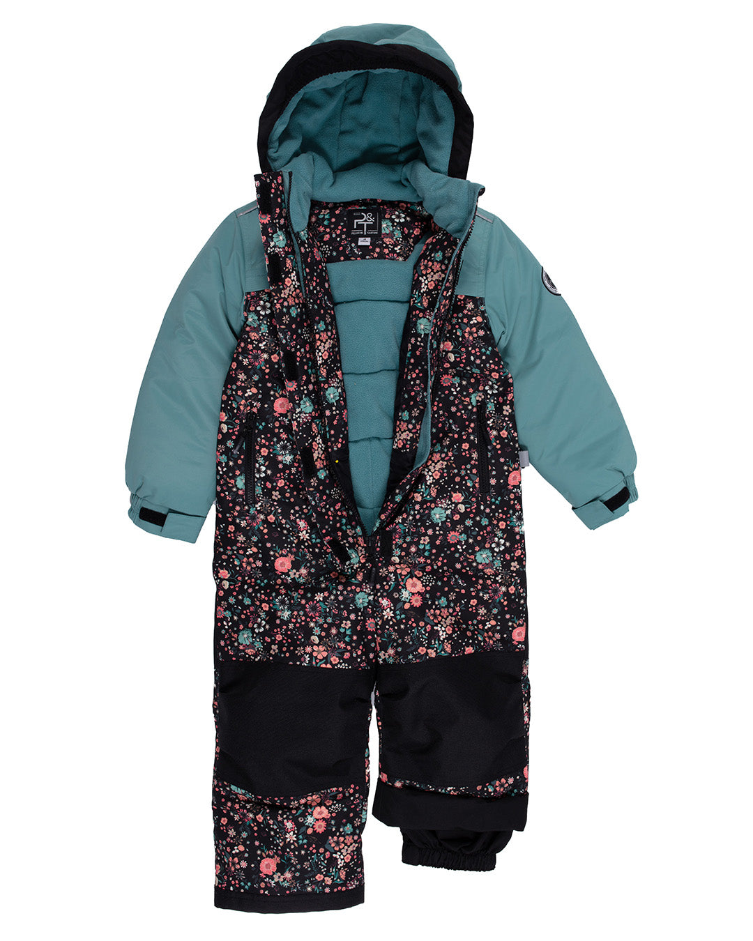 Habit de neige une-pièce Christina Filles Menthe