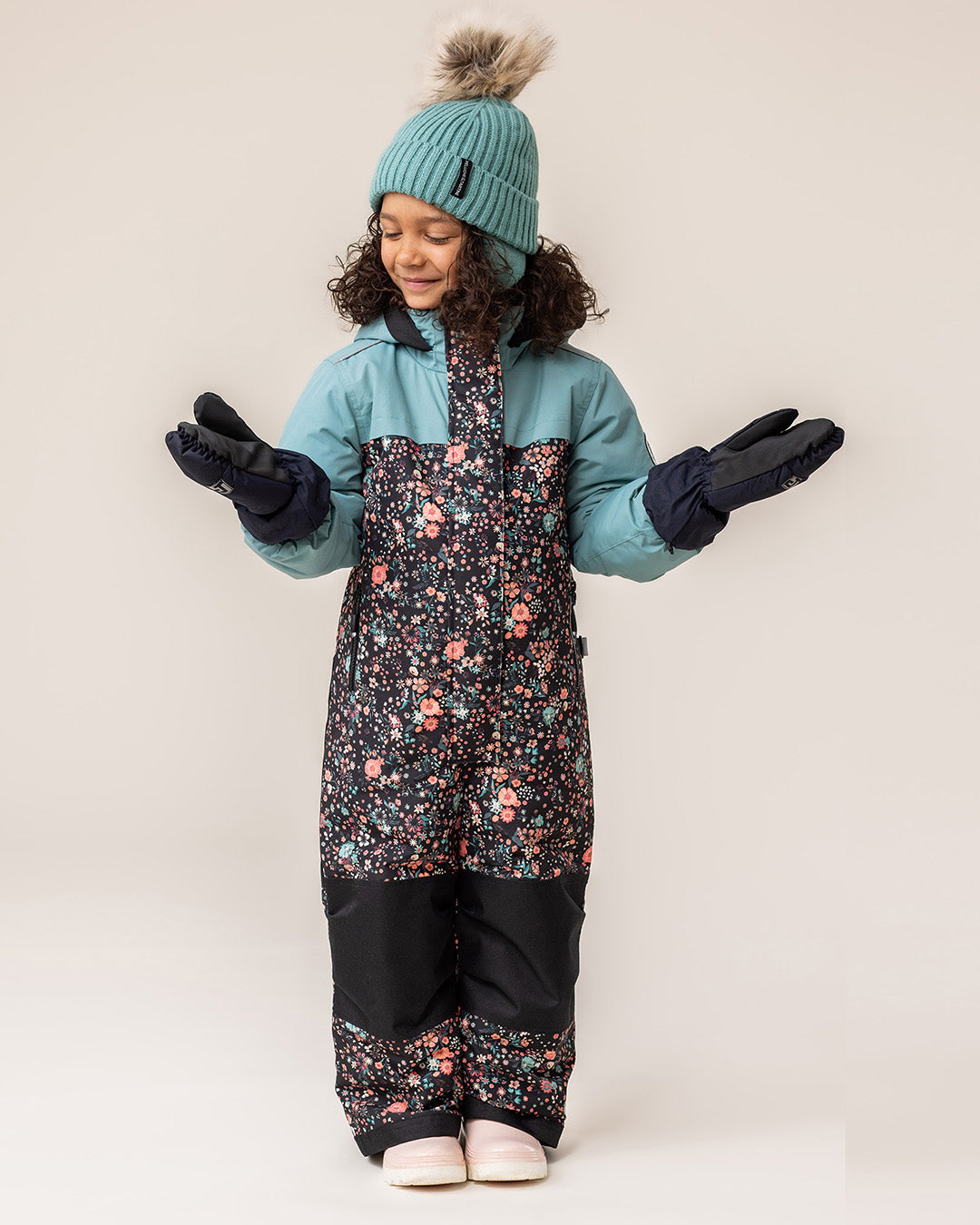Habit de neige une-pièce Christina Filles Menthe
