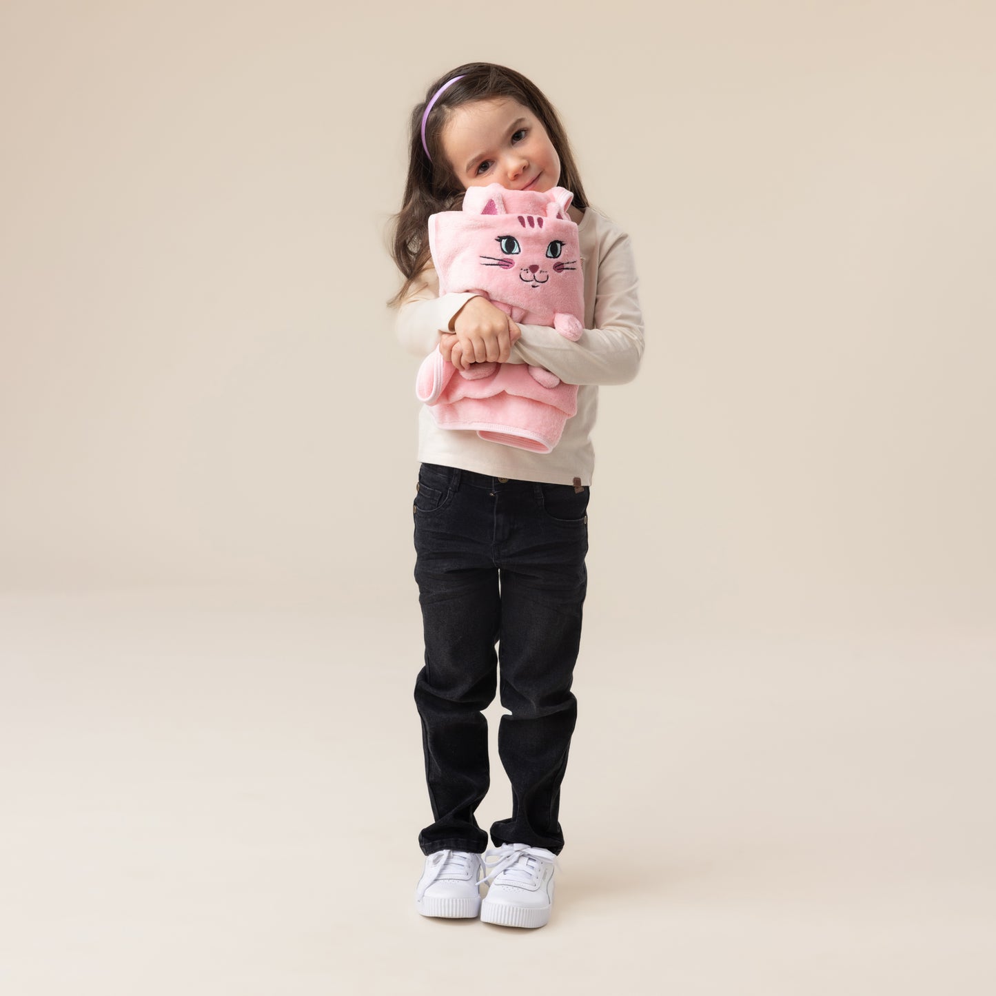 Couverture Chat rose
