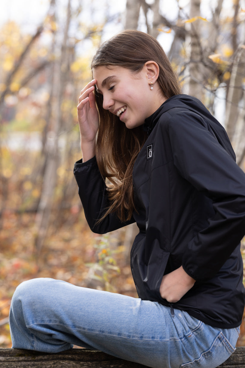 Coupe-vent imperméable Noir