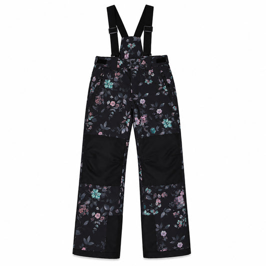 Pantalon de neige fleuri