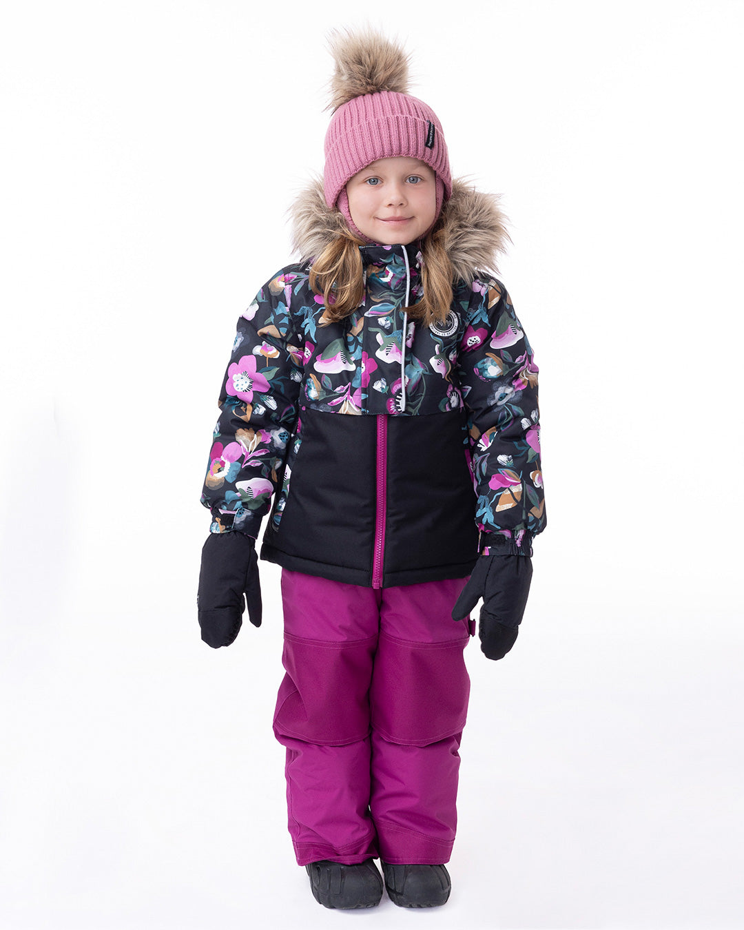 *** Nouveauté Habit de Neige 2 pièces Noemie Filles Noir