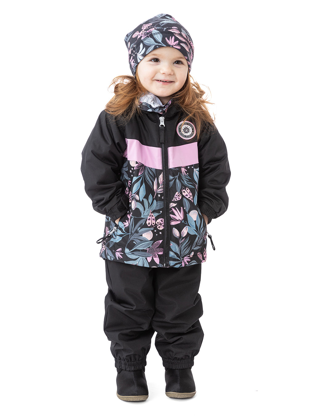 Baby microfleece lined Rainsuit 2 piece microfleece lined Nala