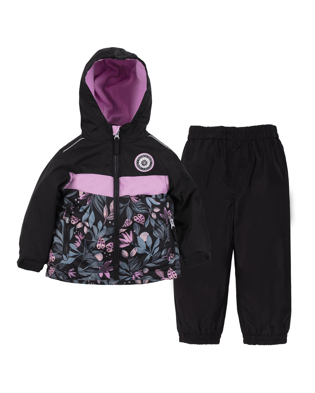 Baby microfleece lined Rainsuit 2 piece microfleece lined Nala