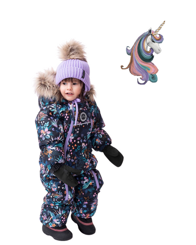 Habit de Neige 1 pièce Lilia Bébé Fille Noir