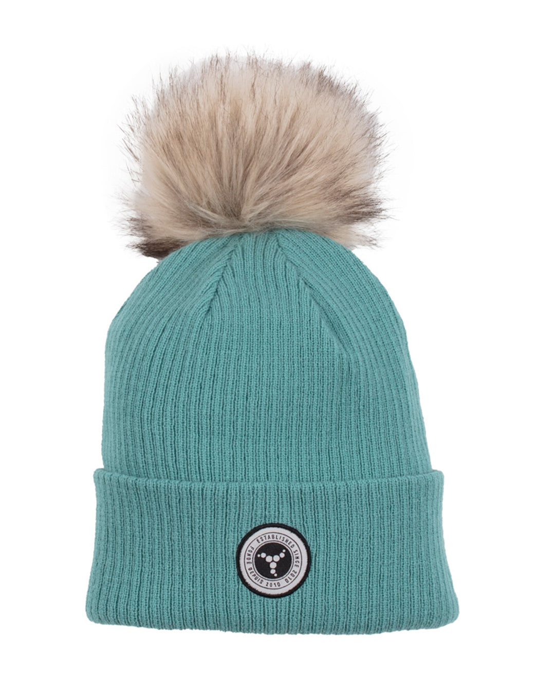 *** New Knit teen Hat Turquoise