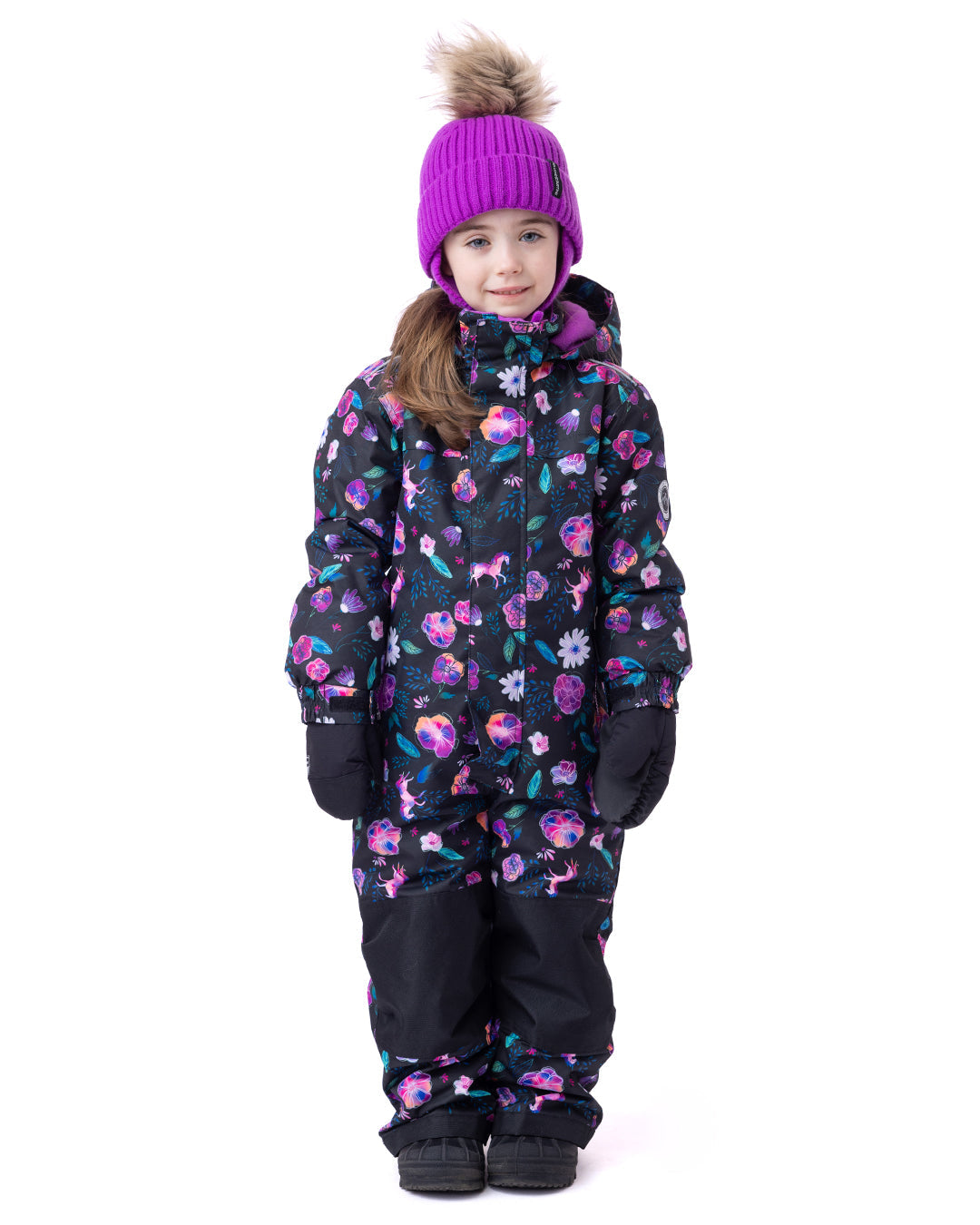 Tuque en tricot Justine  Filles Violet