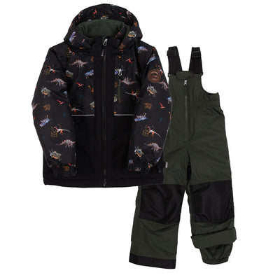 Felix Baby Boy Snowsuit Black