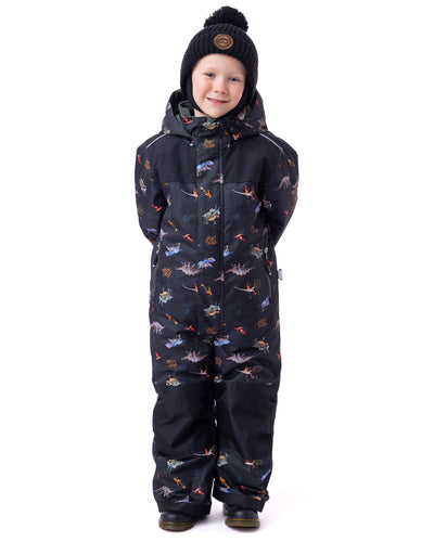 Habit de Neige une-pièce Romeo  Garçons Noir