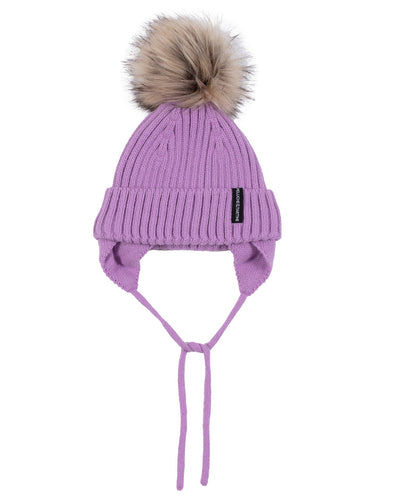 Cora-Lee Girls' Lilac Knit Hat