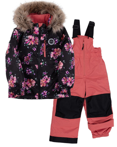 Jasmine Girls Snowsuit Black