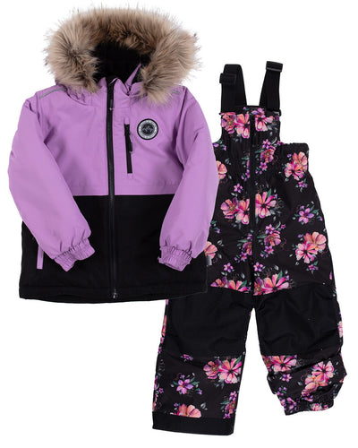 Cora-Lee Girls Lilac Snowsuit