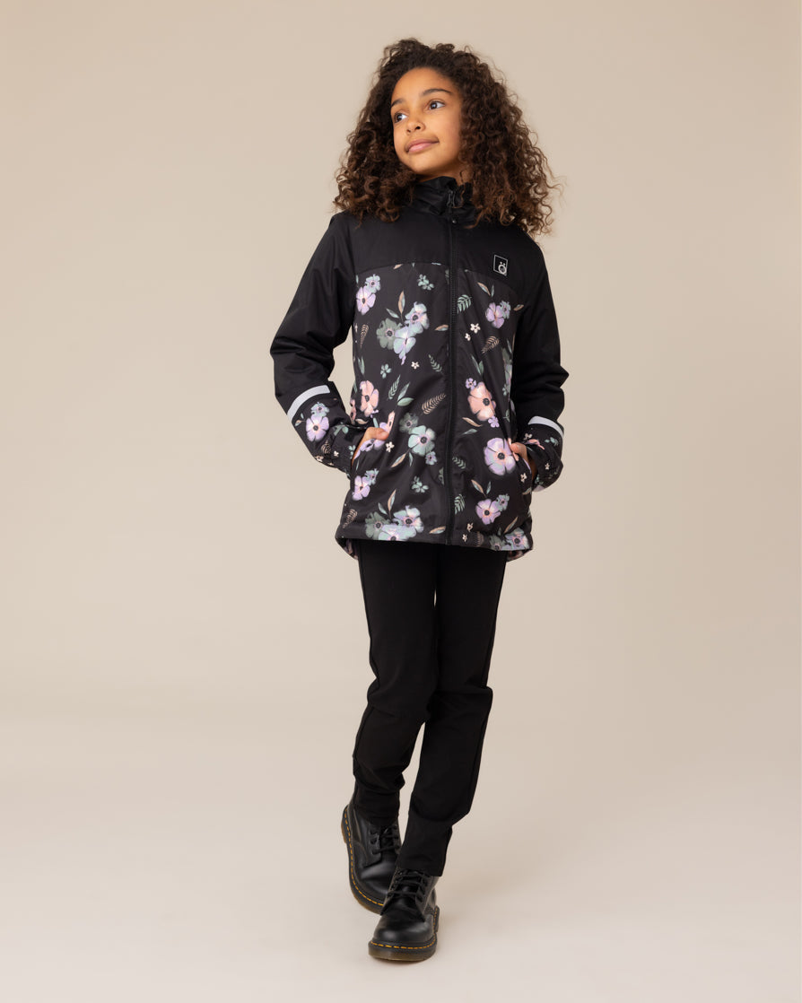 Manteau de pluie Louane Filles Noir