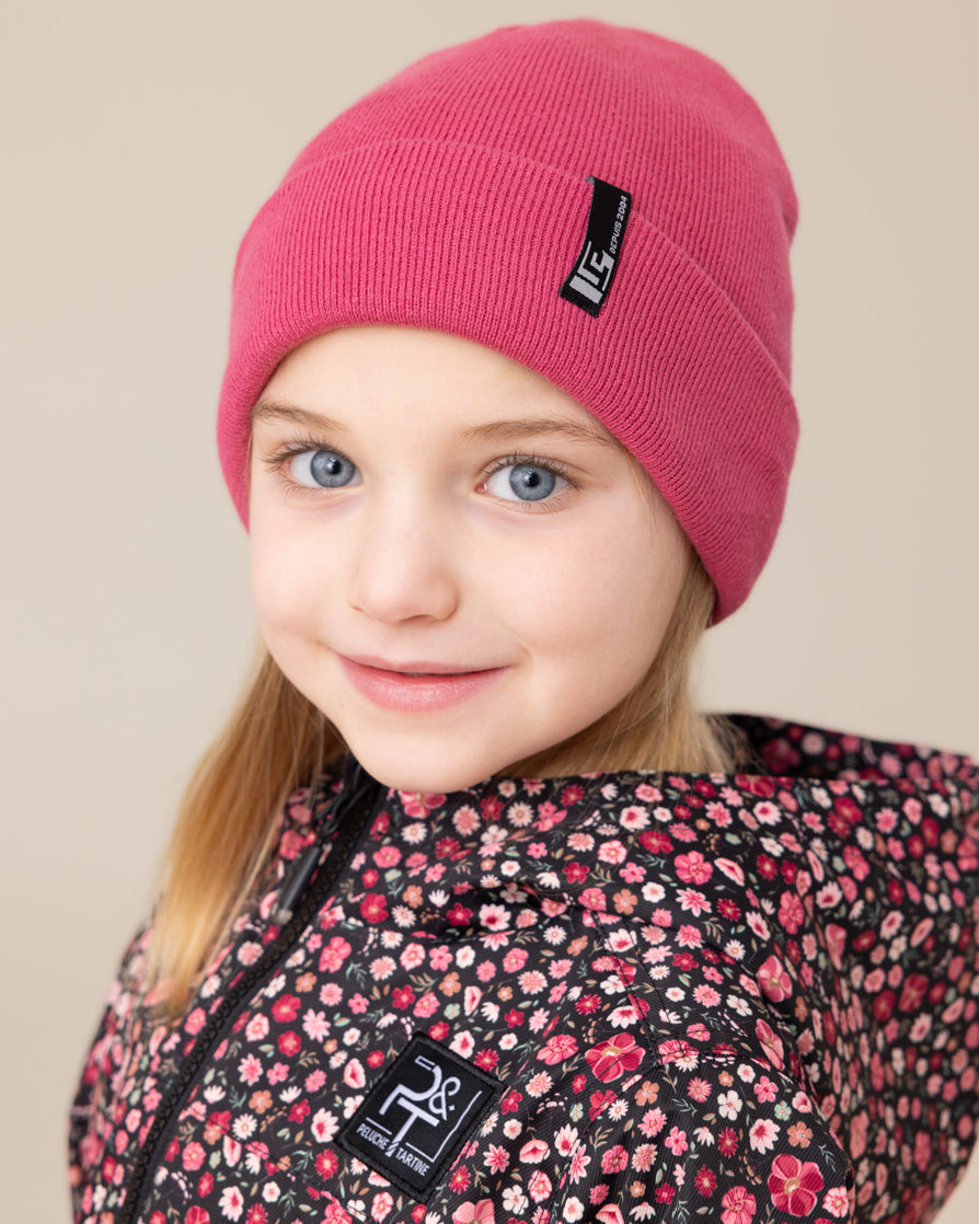 Tuque tricot Rose