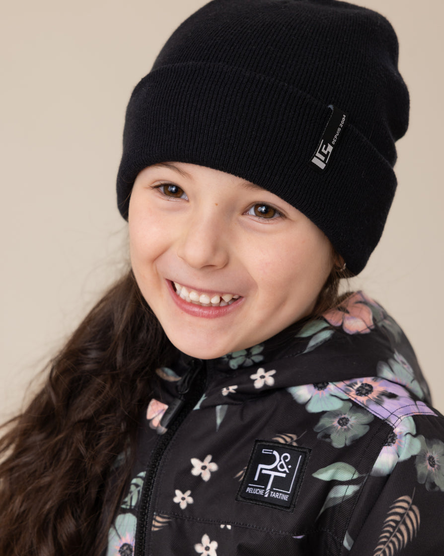 Tuque tricot Noire