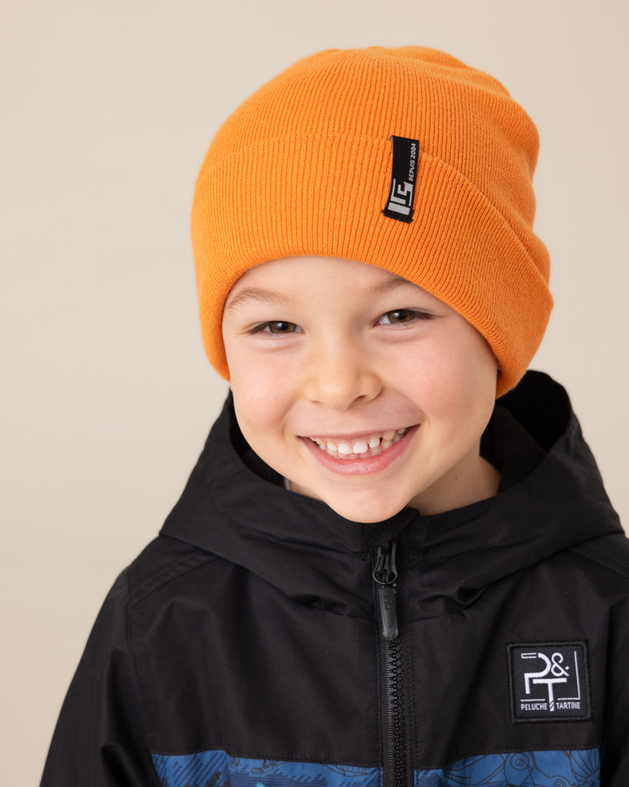 Tuque tricot Orange