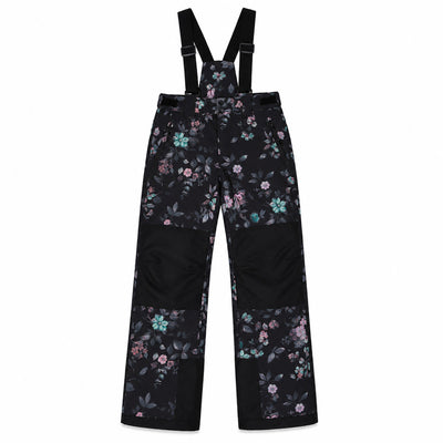 Pantalon de neige fleuri