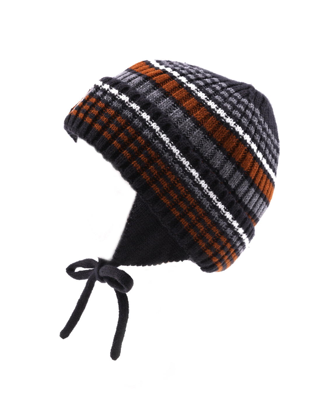 KNIT HAT WITH STRINGS BABY MEO
