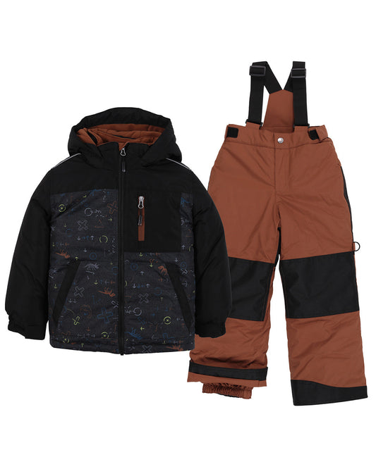 *** Nouveauté Habit de Neige 2 pièces Samuel  Garçons Noir