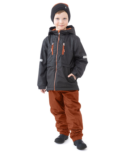 Ensemble de pluie & mi-saison 2 pièces enfant Nico doublé en micropolaire