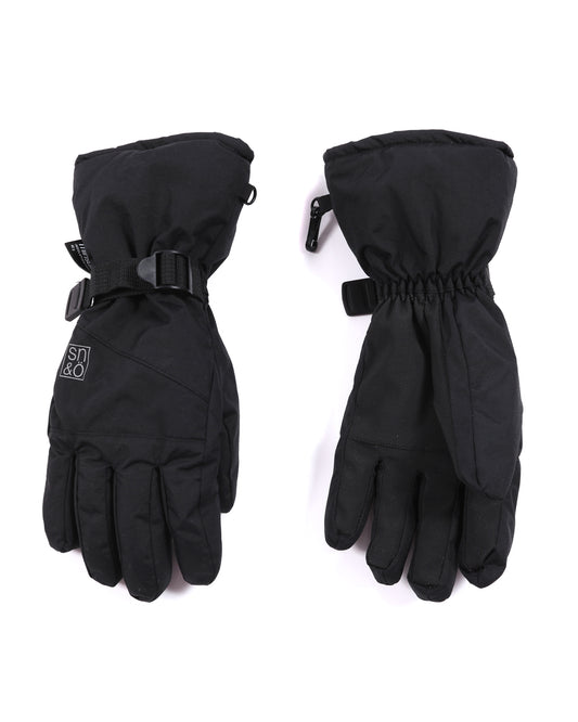 teen winter gloves Black